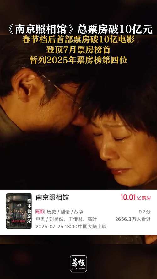 今年电影票房破百亿，《南京照相馆》领跑，多部佳作即将上映！