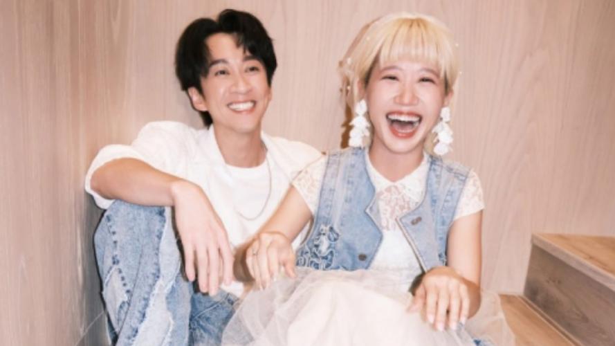 陈汉典Lulu结婚照曝光，搞笑演员情定一生！